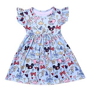 Mickey Mouse Flutter Sleeve Toddler Dress