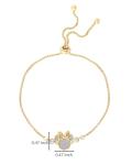 Minnie Mouse Glitter Pendant Bracelet for Women