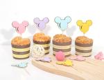 Colorful Disney Mouse Cupcake Toppers - 12 PCS