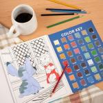 Disney Stitch Color-By-Number Art Kit
