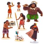 Moana 2 Figure Set with Scenic Backgrounds