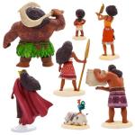 Moana 2 Figure Set with Scenic Backgrounds