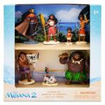 Moana 2 Figure Set with Scenic Backgrounds