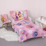 Disney Princess Toddler Bed 4-Piece Pink Set