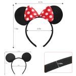 20 Pack Disney Mouse Ears with Bow Headbands