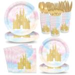 Princess Castle Birthday Party Supplies Set for 24