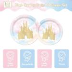 Princess Castle Birthday Party Supplies Set for 24