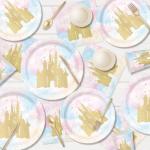 Princess Castle Birthday Party Supplies Set for 24