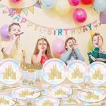 Princess Castle Birthday Party Supplies Set for 24