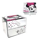 Disney Minnie Mouse Mirrored Jewelry Box with Drawers