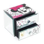 Disney Minnie Mouse Mirrored Jewelry Box with Drawers
