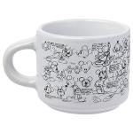 Disney Mickey Mouse Vintage Sketch Ceramic Espresso Cups