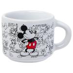 Disney Mickey Mouse Vintage Sketch Ceramic Espresso Cups