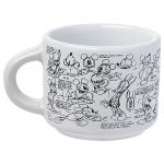 Disney Mickey Mouse Vintage Sketch Ceramic Espresso Cups