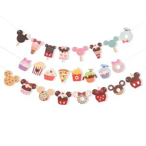 Disney Mouse Head Birthday Banner and Garland