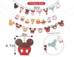 Disney Mouse Head Birthday Banner and Garland