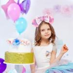 Pink Birthday Mouse Ears Headband for Celebration