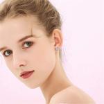 Disney Mouse Stud Earrings with Sparkling Birthstone