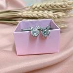 Disney Mouse Stud Earrings with Sparkling Birthstone