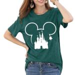 Women’s Disney Castle Graphic T-Shirt - Comfy Fit