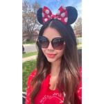 Polka Dot Sequin Minnie Mouse Ears Headband