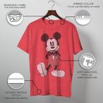 Mickey Mouse Distressed Look T-Shirt for Men