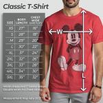Mickey Mouse Distressed Look T-Shirt for Men