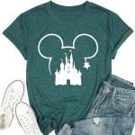 Women’s Disney Castle Graphic T-Shirt - Comfy Fit