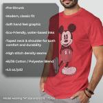 Mickey Mouse Distressed Look T-Shirt for Men