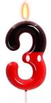 Mickey Mouse Birthday Candles with Number 3