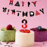 Mickey Mouse Birthday Candles with Number 3