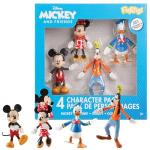 Mickey Mouse Articulated Action Figures 4-Pack