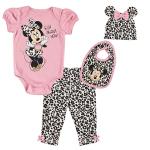 Disney Minnie Mouse Baby Girl Outfit Set