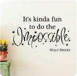 Walt Disney "Do the Impossible" Wall Decal