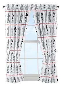 Mickey Mouse 4-Piece Curtain Set - White