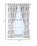 Mickey Mouse 4-Piece Curtain Set - White