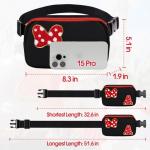 Disney Bow Mouse Initial Letter Fanny Pack