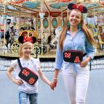 Disney Bow Mouse Initial Letter Fanny Pack