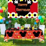 Disney Mickey Mouse Party Tablecloths - 3 Pack