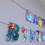Disney Princess Party Supplies Set with Cake Topper