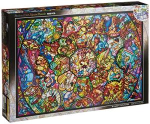 Disney 1000-Piece Stained Glass Puzzle - All Stars