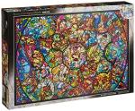 Disney 1000-Piece Stained Glass Puzzle - All Stars