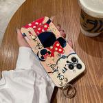Minnie Glitter iPhone 16 Pro Max Case with Strap