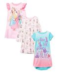 Disney Princess 3-Pack Nightgown for Girls