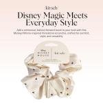 Mickey & Minnie Rhinestone Scrunchie in Cream
