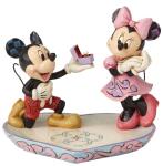 Jim Shore Mickey and Minnie Magical Moment Dish