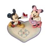 Jim Shore Mickey and Minnie Magical Moment Dish