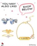 Minnie Mouse December Birthstone Necklace with Blue Crystal