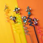 Mickey Mouse Birthday Party Straws - 24 Pack