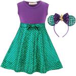 Cute Mermaid Dress for Girls and Moms, 4T